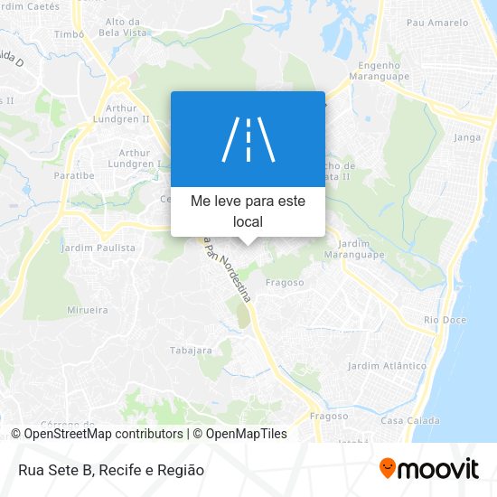 Rua Sete B mapa