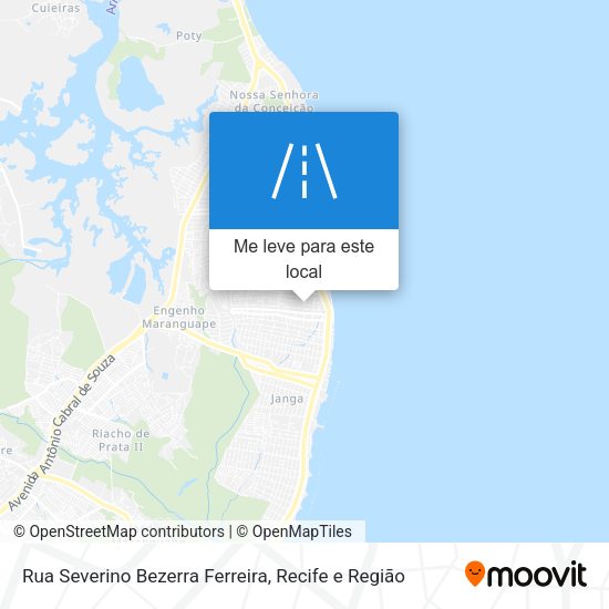 Rua Severino Bezerra Ferreira mapa