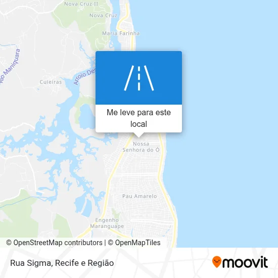 Rua Sigma mapa
