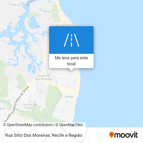 Rua Sítio Dos Moreiras mapa