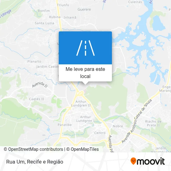 Rua Um mapa