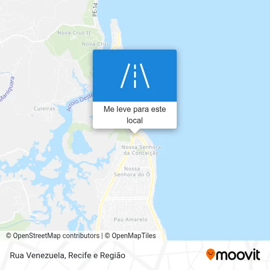 Rua Venezuela mapa