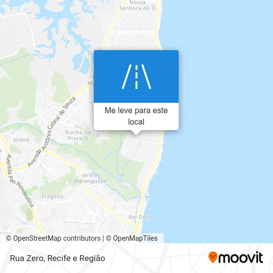 Rua Zero mapa