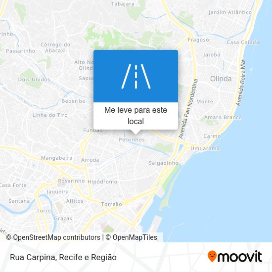 Rua Carpina mapa