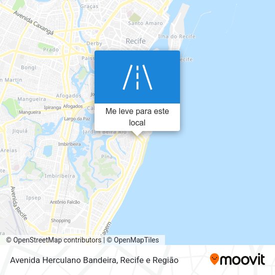 Avenida Herculano Bandeira mapa