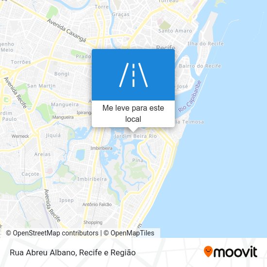 Rua Abreu Albano mapa