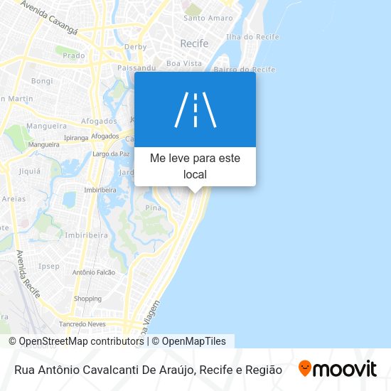 Rua Antônio Cavalcanti De Araújo mapa