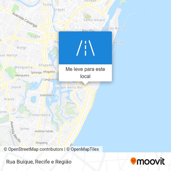Rua Buíque mapa