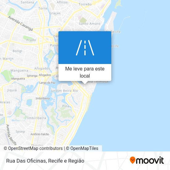 Rua Das Oficinas mapa