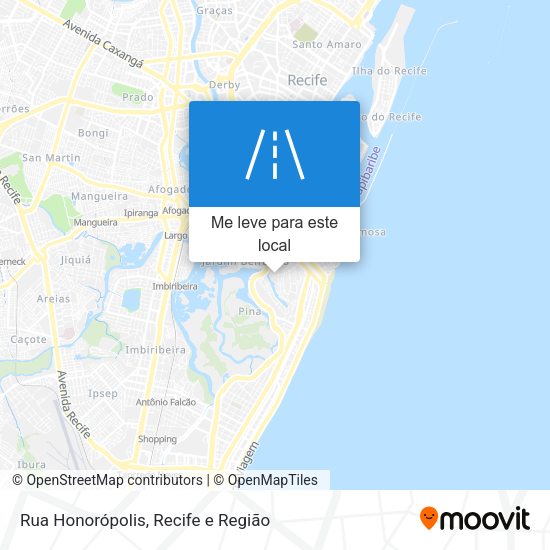 Rua Honorópolis mapa