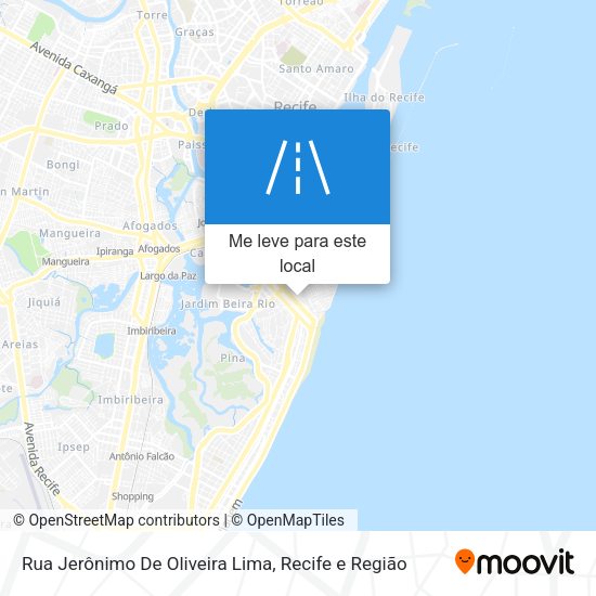 Rua Jerônimo De Oliveira Lima mapa