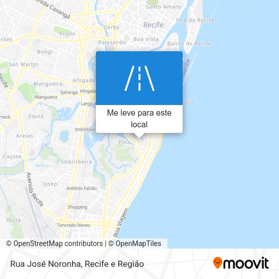 Rua José Noronha mapa