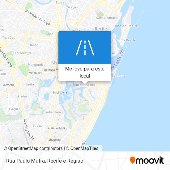 Rua Paulo Mafra mapa