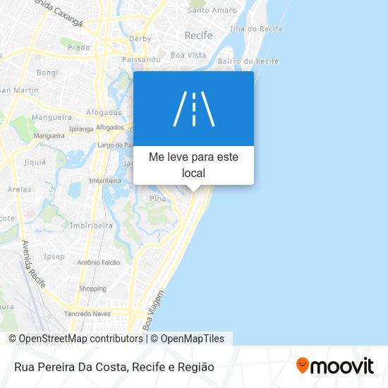 Rua Pereira Da Costa mapa