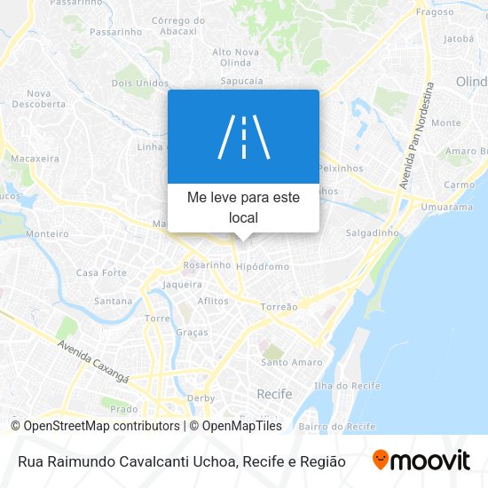 Rua Raimundo Cavalcanti Uchoa mapa