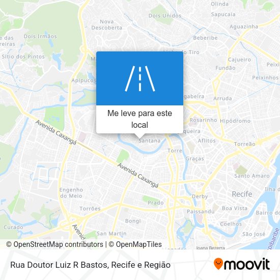 Rua Doutor Luiz R Bastos mapa