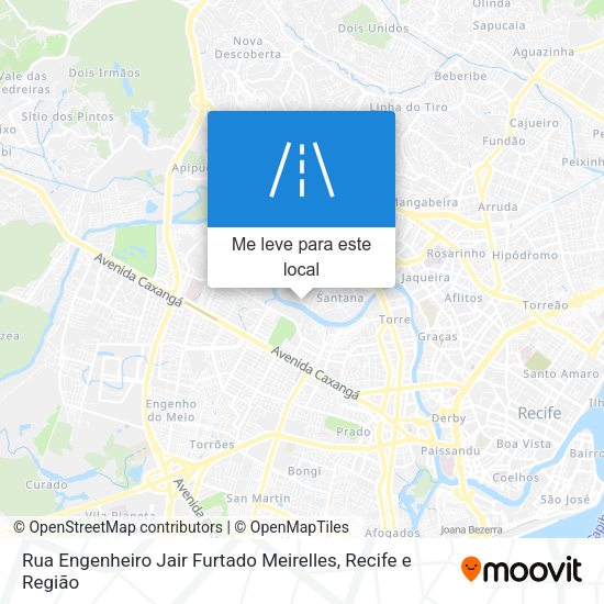 Rua Engenheiro Jair Furtado Meirelles mapa