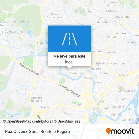 Rua Oliveira Góes mapa