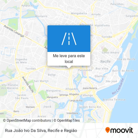 Rua João Ivo Da Silva mapa