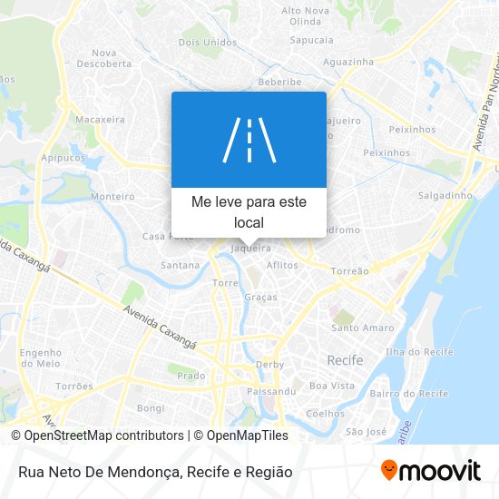 Rua Neto De Mendonça mapa
