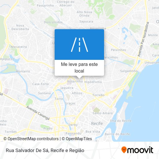Rua Salvador De Sá mapa
