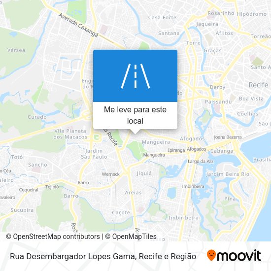 Rua Desembargador Lopes Gama mapa
