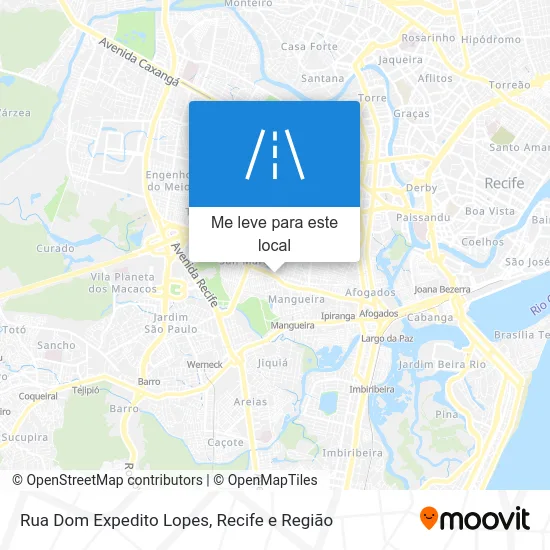 Rua Dom Expedito Lopes mapa