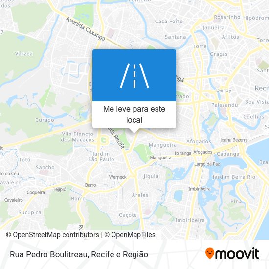 Rua Pedro Boulitreau mapa