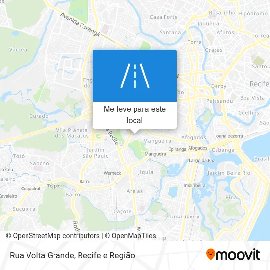 Rua Volta Grande mapa