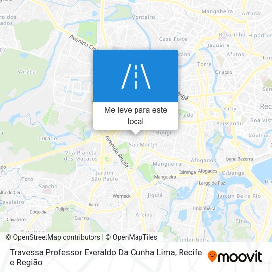 Travessa Professor Everaldo Da Cunha Lima mapa