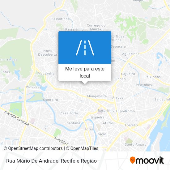 Rua Mário De Andrade mapa
