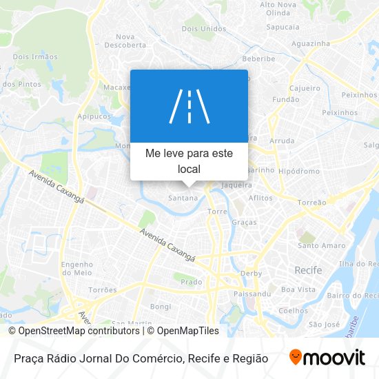 Praça Rádio Jornal Do Comércio mapa