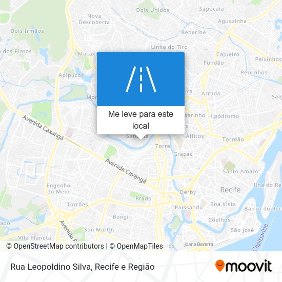 Rua Leopoldino Silva mapa