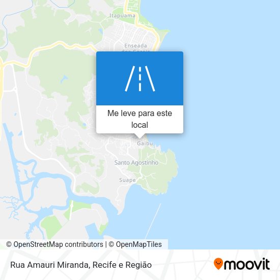 Rua Amauri Miranda mapa