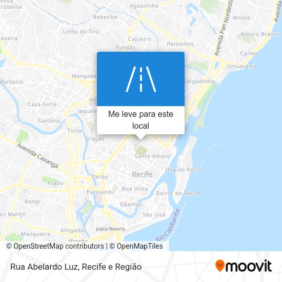 Rua Abelardo Luz mapa