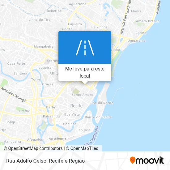 Rua Adolfo Celso mapa