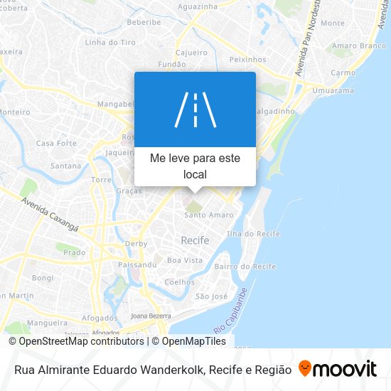 Rua Almirante Eduardo Wanderkolk mapa
