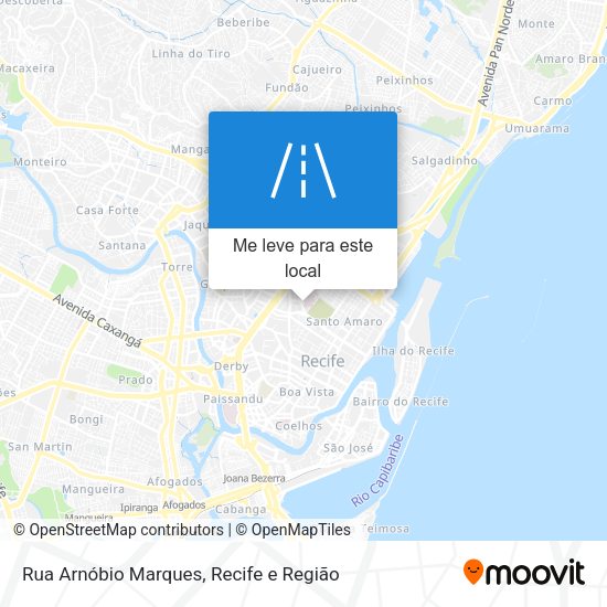 Rua Arnóbio Marques mapa