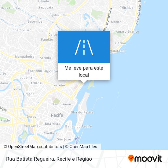 Rua Batista Regueira mapa