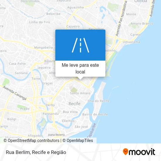 Rua Berlim mapa