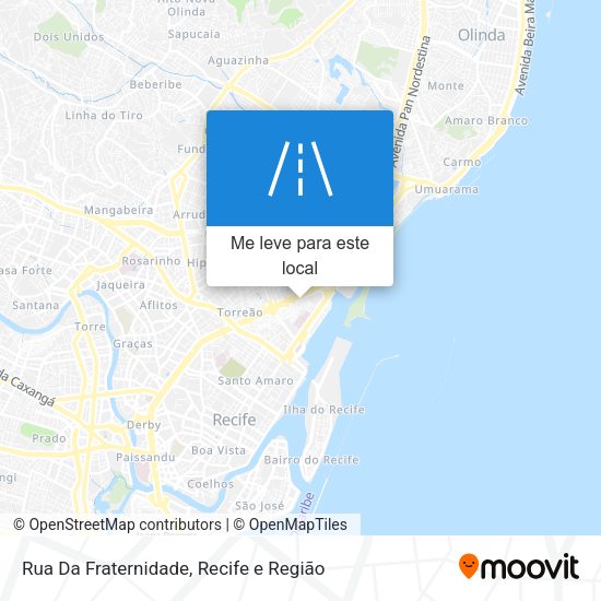 Rua Da Fraternidade mapa