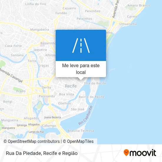 Rua Da Piedade mapa