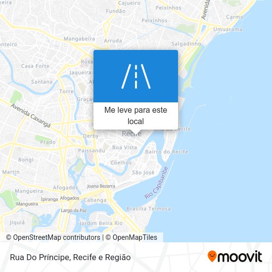 Rua Do Príncipe mapa