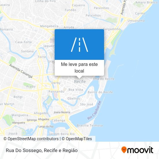 Rua Do Sossego mapa