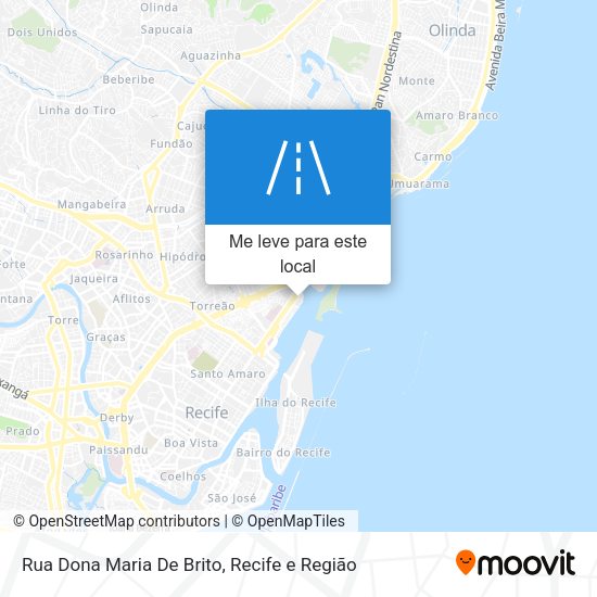 Rua Dona Maria De Brito mapa