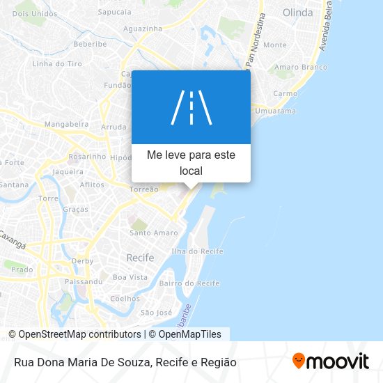Rua Dona Maria De Souza mapa