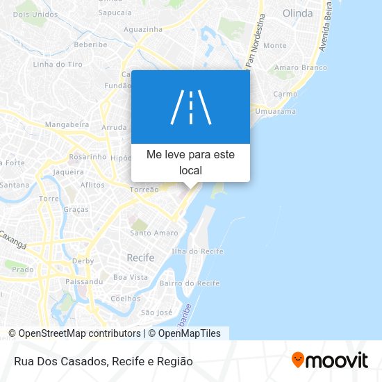 Rua Dos Casados mapa