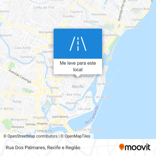 Rua Dos Palmares mapa