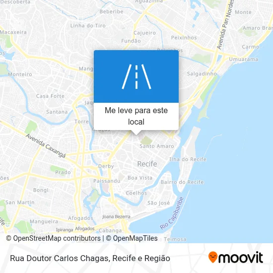Rua Doutor Carlos Chagas mapa