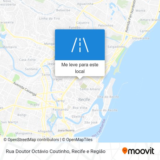 Rua Doutor Octávio Coutinho mapa